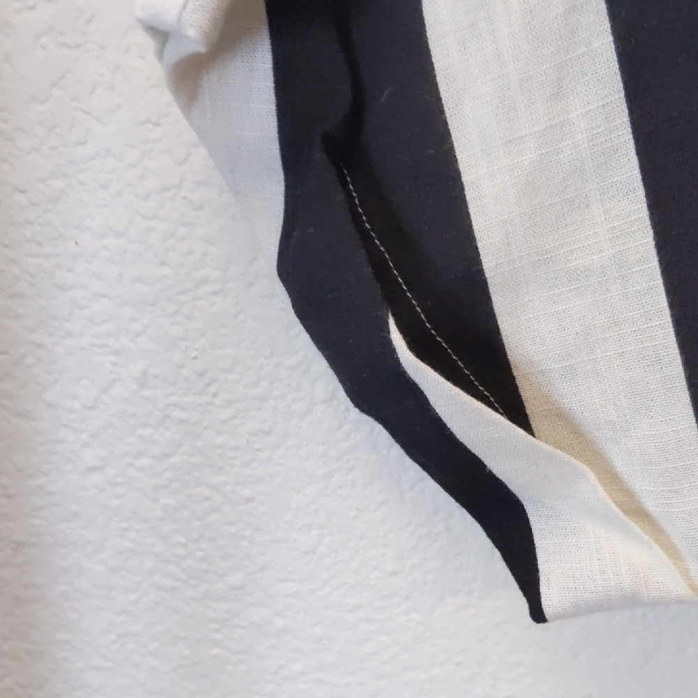 NWT Bardot Black and White Striped Maxi Dress Adley classic Sz 8 M - Picture 4 of 7